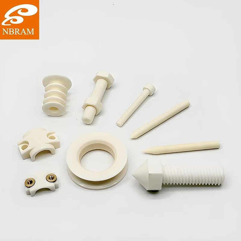 Ceramic Threaded Tube Alumina Ceramic Roller for Heating Winding Wire